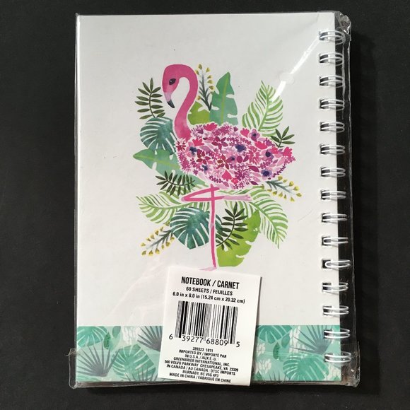 *3/$15* "Stand Tall" Flamingo Notebook - Picture 2 of 3
